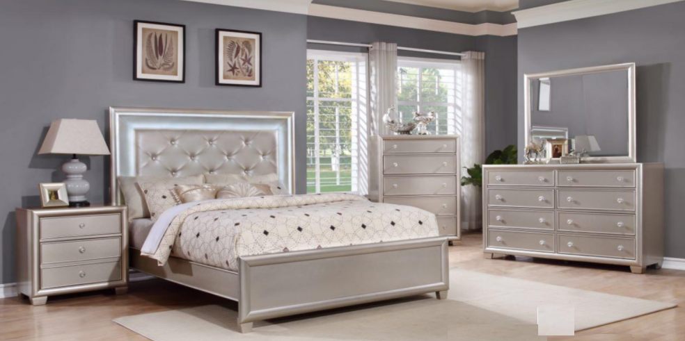 Crystal Bedroom Set - Furtado Furniture